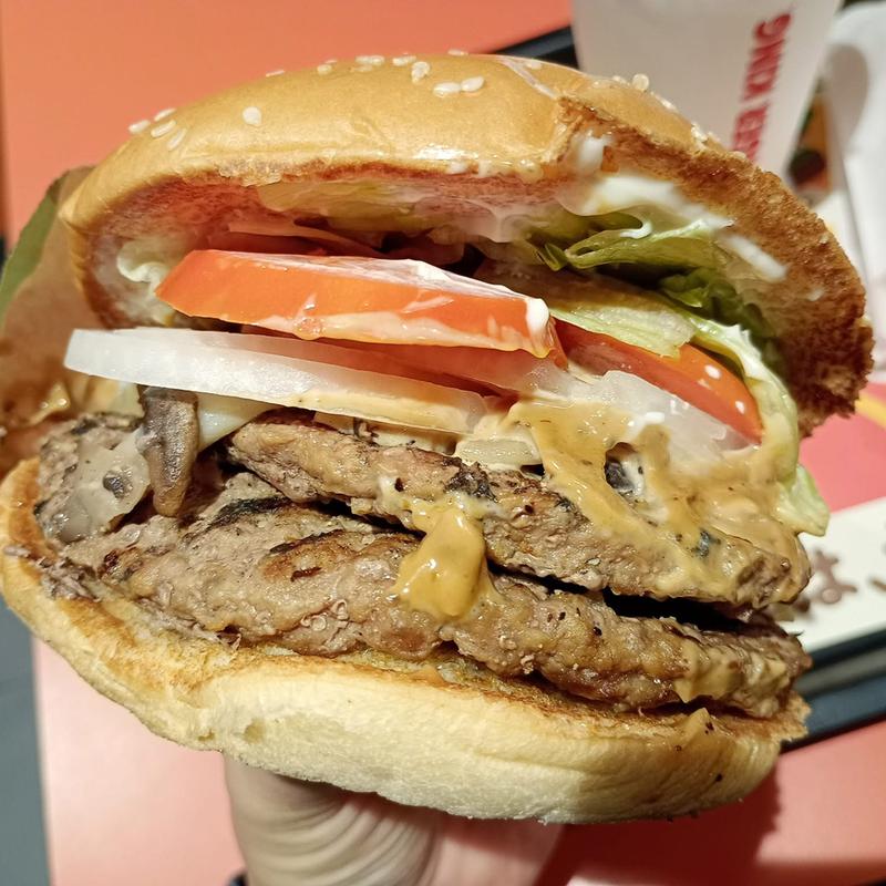 ダブルマッシュルームワッパー(バーガーキング 祖師ヶ谷大蔵店)