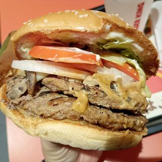 ダブルマッシュルームワッパー(バーガーキング 祖師ヶ谷大蔵店)