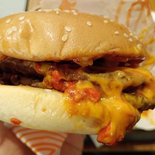 Spicyダブルにんにくガーリックバーガー(バーガーキング 祖師ヶ谷大蔵店)