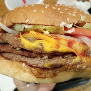 トリプルワッパーチーズ(バーガーキング 祖師ヶ谷大蔵店)