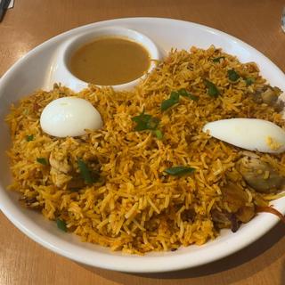 チキンビリヤニ　バスマティライス(ナマステ八丁堀店)