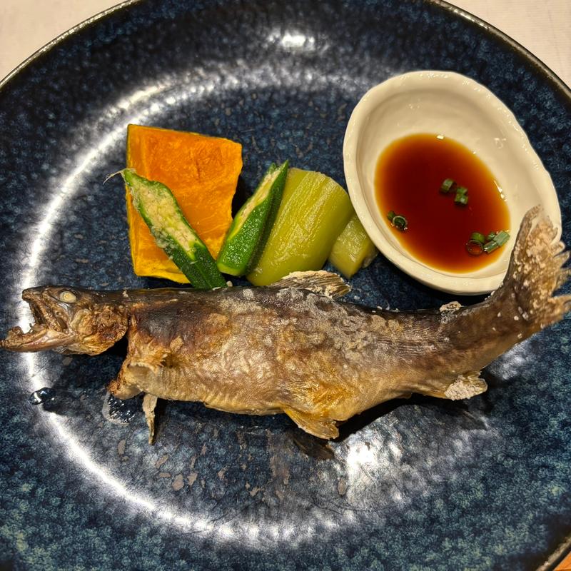 山女の塩焼き(手白澤温泉 )
