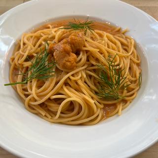 ウニのトマトクリーム(カプリチョーザ オリナス錦糸町)