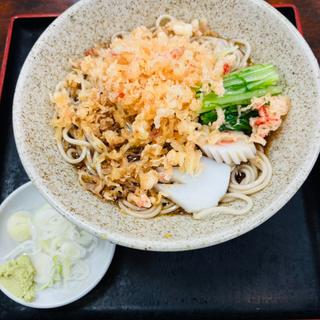 冷したぬきそば(そば東嶋屋)