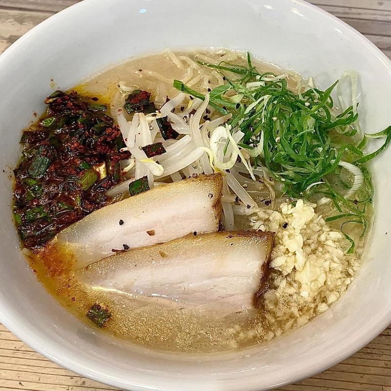 ニンニクラーメン阿部野っ子 辛ニラ(五弦屋)