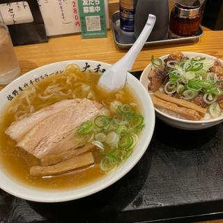 炙りチャーシュー丼セット