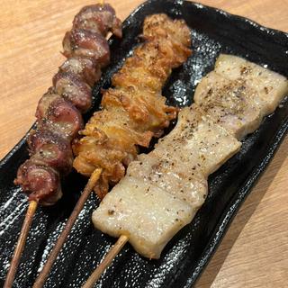 焼き鳥盛り(地産地消 十勝帯広 大衆食堂とかち晴ル)