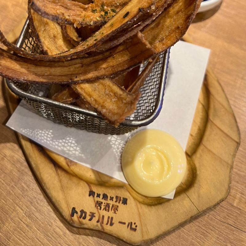 ゴボウチップス(地産地消 十勝帯広 大衆食堂とかち晴ル)