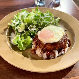 てりやきソースのロコモコ