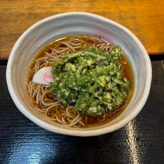 春菊の天ぷらそば(そばいちエキュート赤羽店)