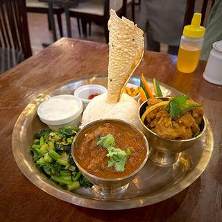 ネパールセット(マトンカレー)(スパイス HUB 六番町店)