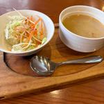 サラダとスープ（ランチセット）(クスコカフェ （Cusco Cafe）)