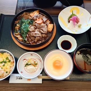 すき焼き和牛特選霜降肉1.5倍、カニご飯変更(木曽路 八事店)