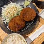 牛メンチカツ定食