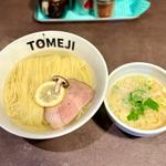 帆立白湯×出汁浸し温つけ麺