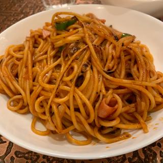 ナポリタンセット(喫茶ボタン)