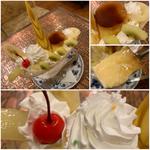 プリンアラモード(喫茶ボタン)