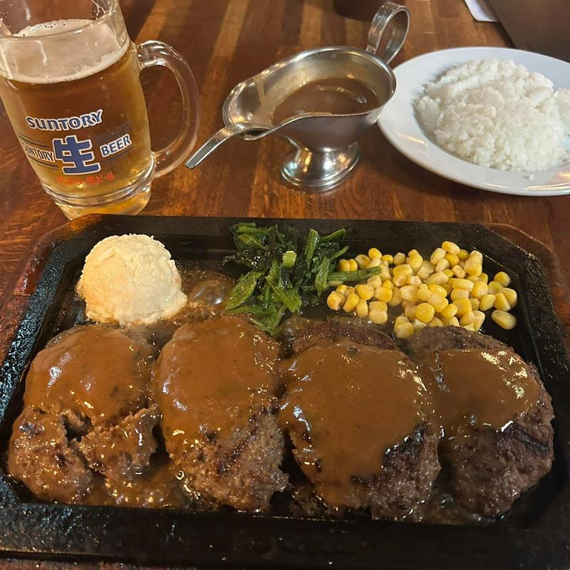 1ポンドハンバーグ(ゴールドラッシュ 渋谷南口店)