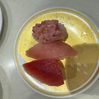 まぐろ三種盛り(はま寿司 足立花畑店 )