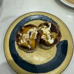 炙りハンバーグチーズマヨ(はま寿司 足立花畑店  )