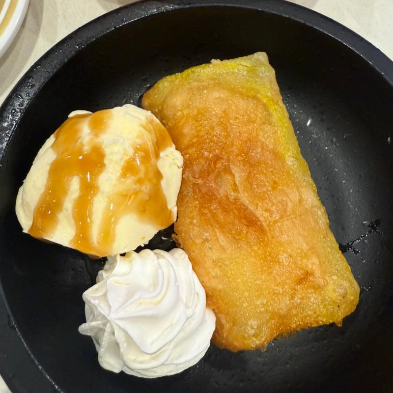 ホットカスタードアップルパイバニラアイス添え(はま寿司 足立花畑店  )