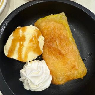 ホットカスタードアップルパイバニラアイス添え(はま寿司 足立花畑店  )