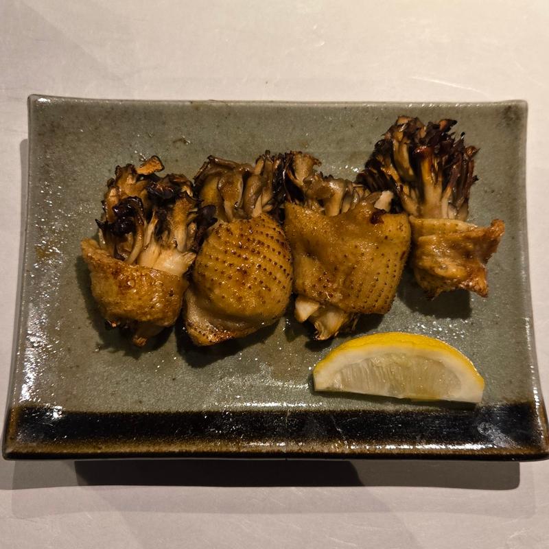 鶏皮の舞茸巻やき(彩喰彩酒　會津っこ )