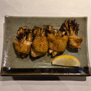 鶏皮の舞茸巻やき(彩喰彩酒　會津っこ )