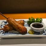 会津地鶏のつくね串