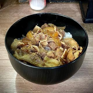 肉丼セット 春菊天(あり賀せいろう )
