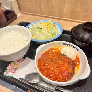 うまトマハンバーグ定食