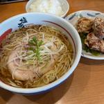天然塩ラーメン(唐揚げセット)(塩元帥 京田辺店 )