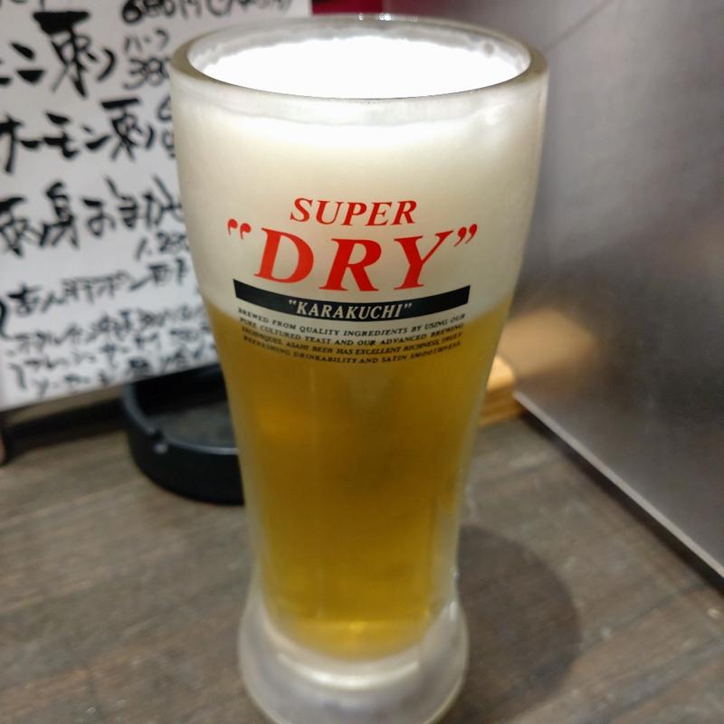 アサヒスーパードライ 樽生(やまいち屋)