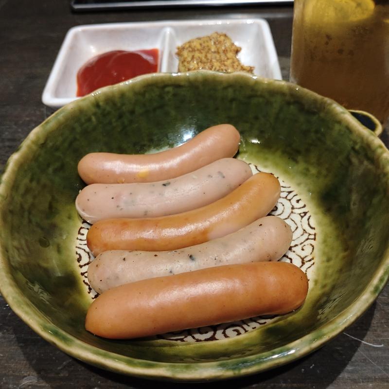 ソーセージ盛り合わせ(やまいち屋)