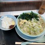 ネギ中華そば+わかめ(ニューともちんラーメン 川崎駅前店)