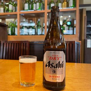 瓶ビール(アサヒ)(上むら)