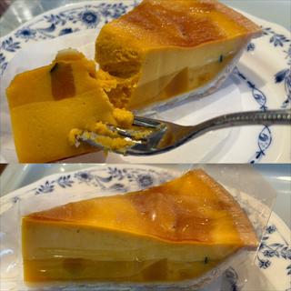 カボチャのタルト・コーヒー (L) とのセット(ドトールコーヒーショップ 東戸塚店)