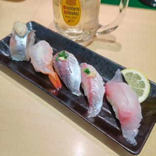 旬鮮五種盛(神奈川回転寿司 二代目ぐるめ亭 港南台バーズ店)