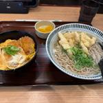 ゴボ天そばとミニカツ丼(うちだ屋 多々良店 )