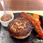 ハンバーグランチ200g国産ウインナートッピング