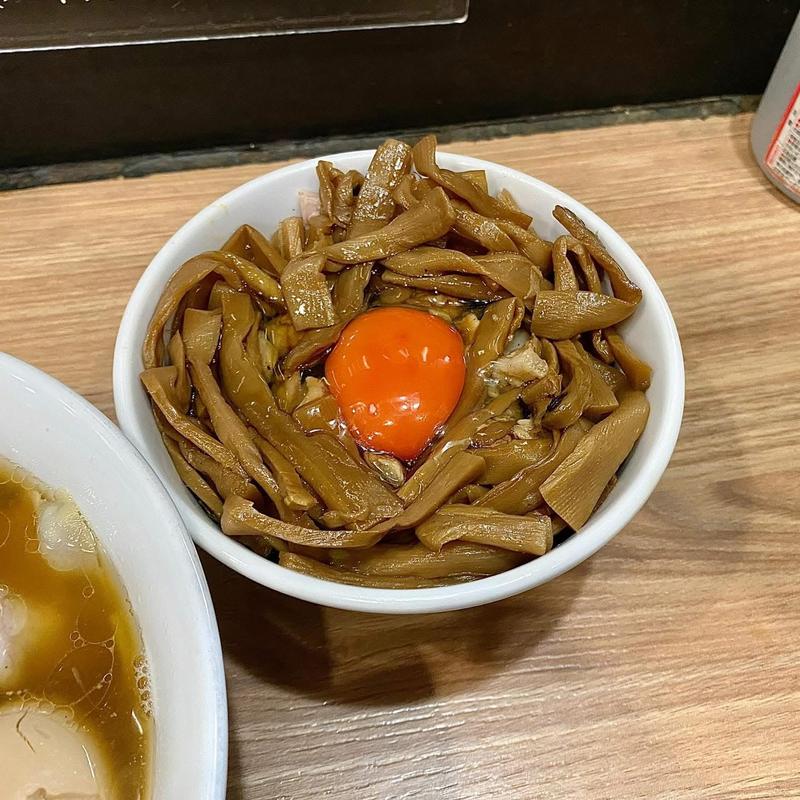 メンマ丼(麺屋丈六 キーノ和歌山)