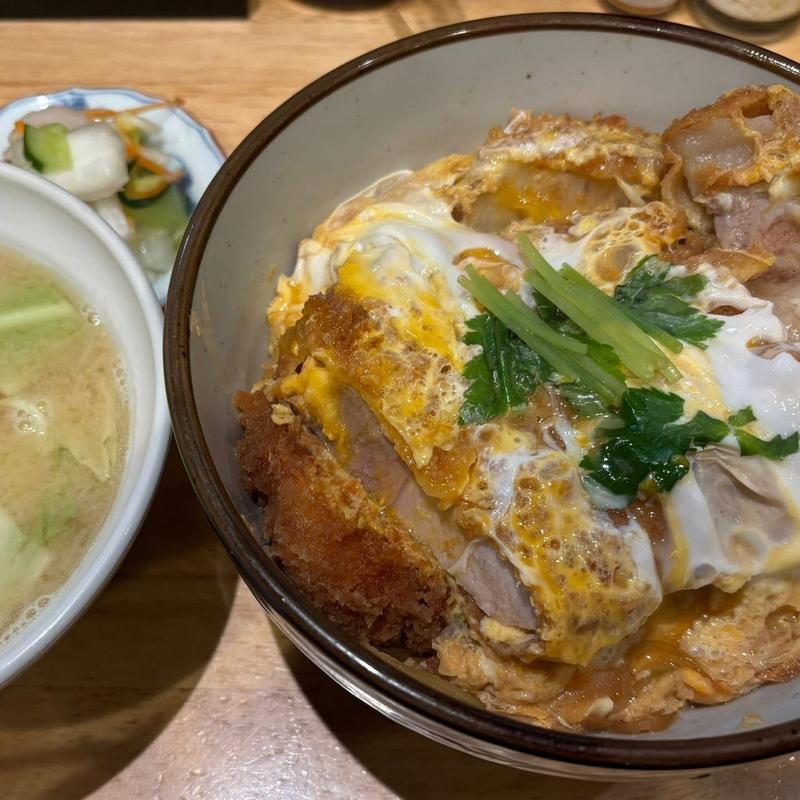 特選カツ丼 お新香(とんかつ　美濃屋)