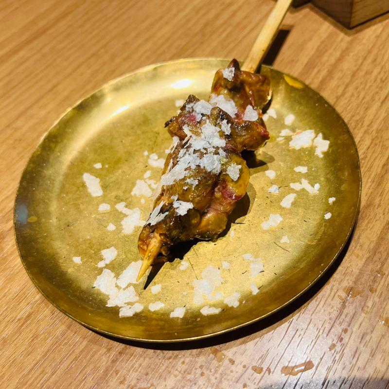 白レバー(炭火焼き鳥と鶏ガラらーめん　鳥鶏研究団)