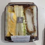 三元豚の厚切りカツ&タマゴサンド