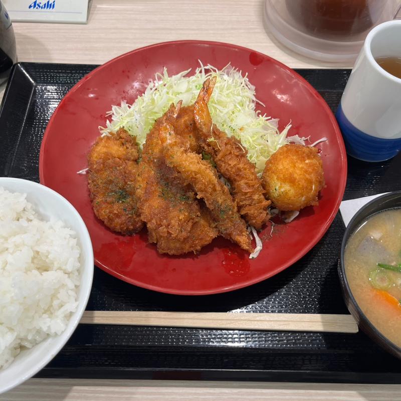タレカツ定食(かつや 熊本益城インター店)