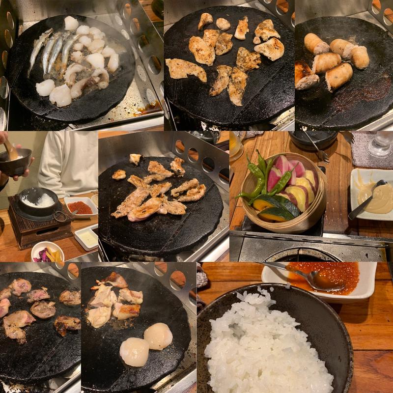 地鶏石焼コース(石焼地鳥 石庵 京都駅前店 （いしやきじどり いっしゃん）)