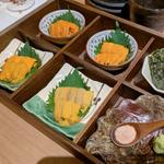 雲丹食べ比べ4種