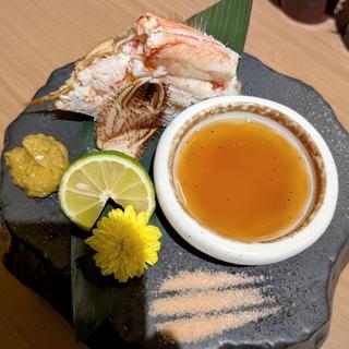 毛ガニの甲羅詰め(蟹雲〜魚晴〜)