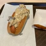 濃厚きのこソース ホットドッグ