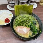 茎わかめラーメン、ライス(川崎家 榎町店)